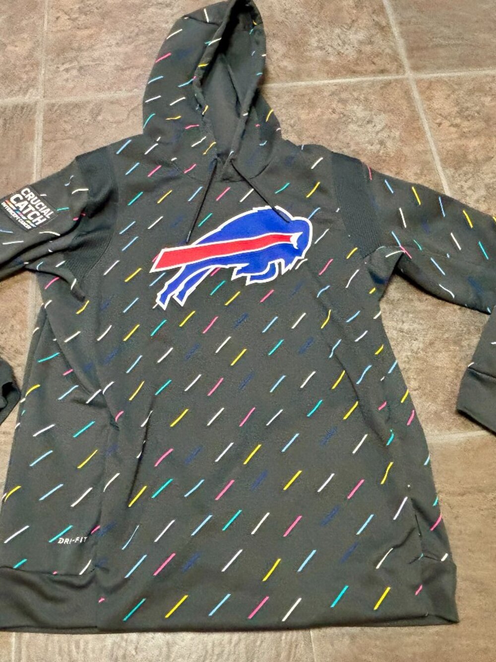 ~~BUFFALO BILLS Nike 2021 NFL Crucial Catch Therma Hoodie Men's L..EUC!!!!  **Lo